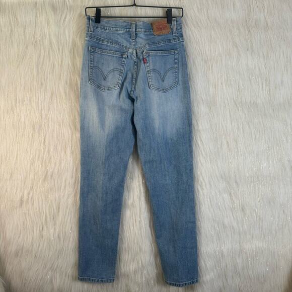 Vintage Levi's 512 Classic Slim Stretch Tapered Leg Light Wash Stretch 6 - Picture 4 of 11